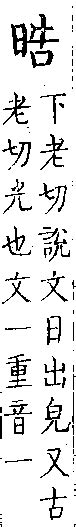 皓異體字|異體字「皓」與「晧」的字義比較